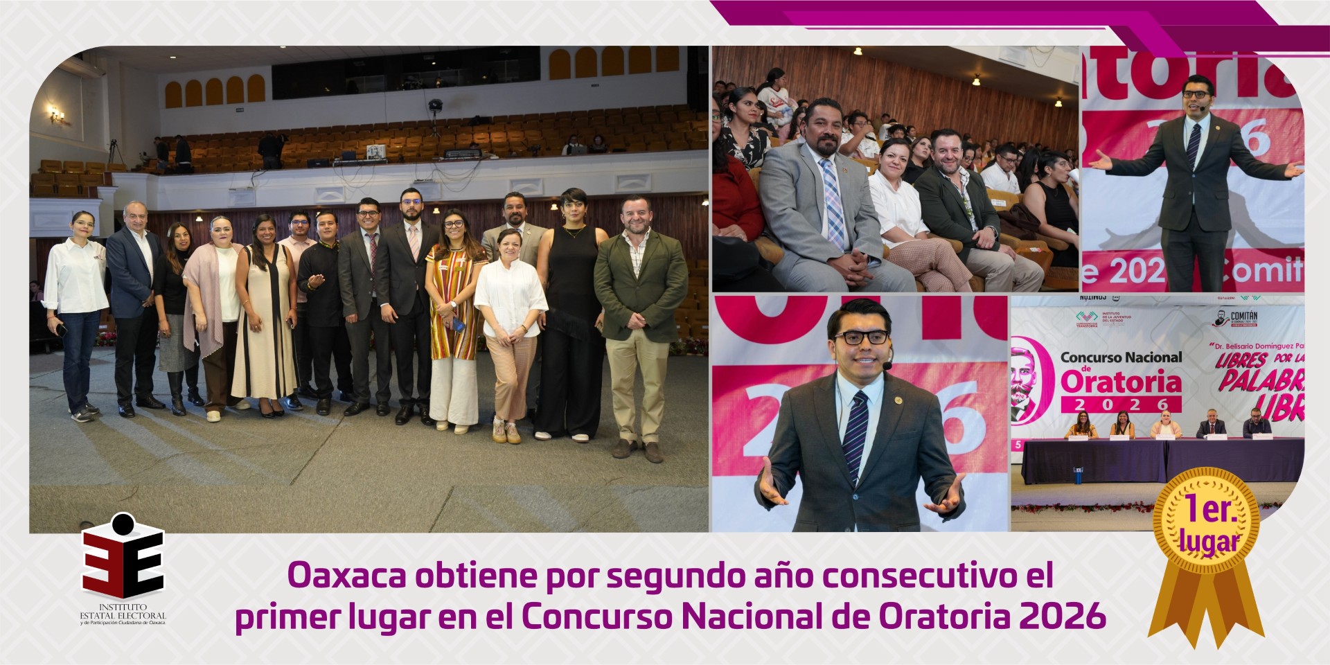 Oaxaca obtiene por segundo año consecutivo el primer lugar en el Concurso Nacional de Oratoria 2026