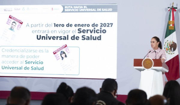 En enero inicia apertura de 12 mil 750 consultorios del Servicio Universal de Salud; disminuirán saturación en Centros de Salud: presidenta