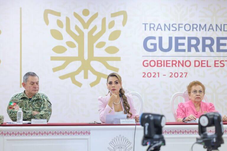 Evelyn Salgado refuerza estrategia de seguridad en la Mesa de Coordinación para la Construcción de la Paz de Guerrero