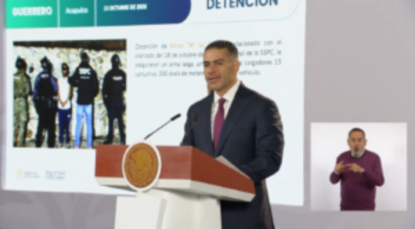 Omar Harfuch agradece a Evelyn Salgado resultados en materia de seguridad en Guerrero