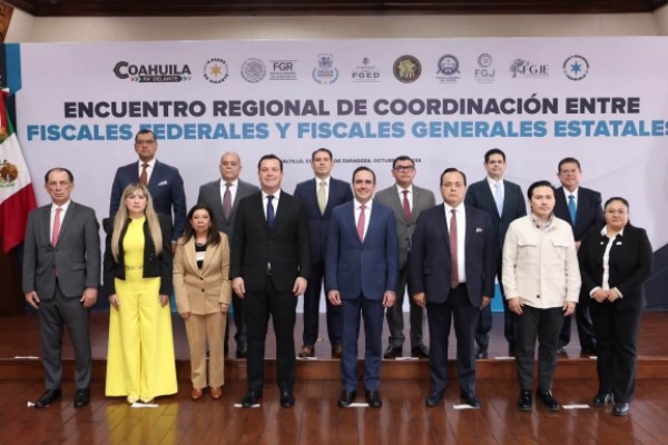 Fortalecen coordinación entre Fiscalías federales y estatales para reforzar la seguridad en la Región Noreste