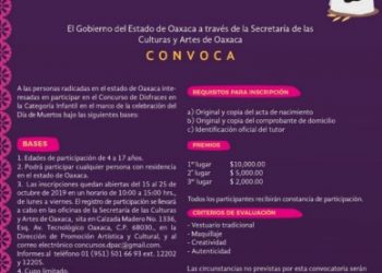 Seculta convoca al primer concurso de Decoración de Fachadas con motivo de la celebración del Día de Muertos