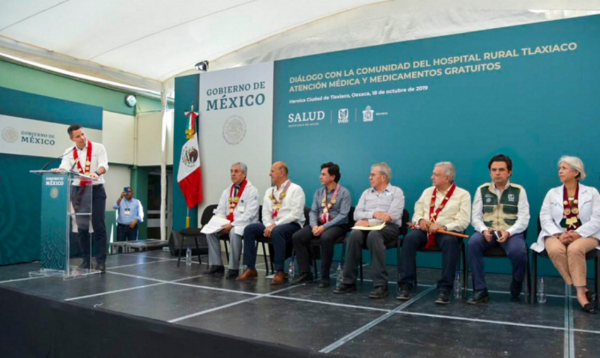 El Presidente de México concluyó en Tlaxiaco la supervisión de los 80 hospitales del país pertenecientes a IMSS Bienestar
