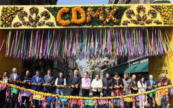 Inaugura Jefa de Gobierno Festival de las Flores del Centro Histórico