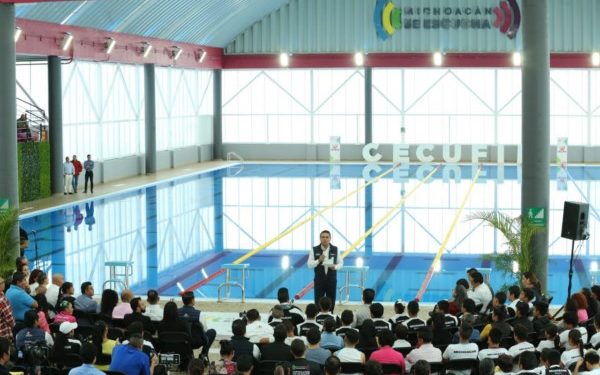 El impulso al deporte en Michoacán con la cristalización de obras
