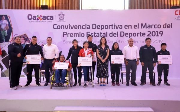 “Ustedes son los héroes y heroínas del deporte en Oaxaca;