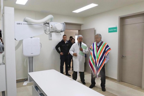 refrendaron su compromiso con la salud al recorrer el Hospital Rural Tlaxiaco IMSS Bienestar