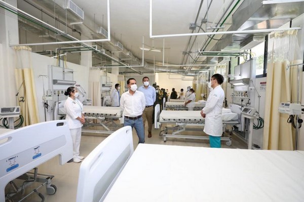 -El novedoso espacio médico para atender pacientes graves tiene una capacidad de 20 camas,