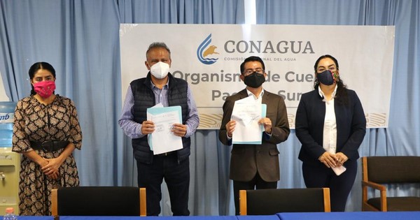 ·         Firman Conagua y CEA convenio marco para garantizar más de 100 obras de agua potable