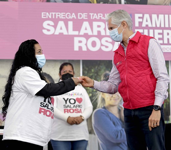 •Apoya Salario rosa a más de 337 mil mujeres de todo el Estado de México.