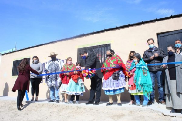 Inaugura Gobernador la rehabilitación del Centro Comunitario Mazahua en Juárez