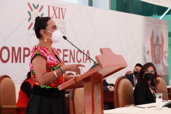 ·         Claritza Ordaz Pineda, compareció ante la LXIV Legislatura local