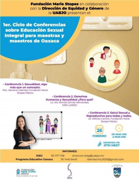 educación sexual integral para maestras y maestros de Oaxaca.