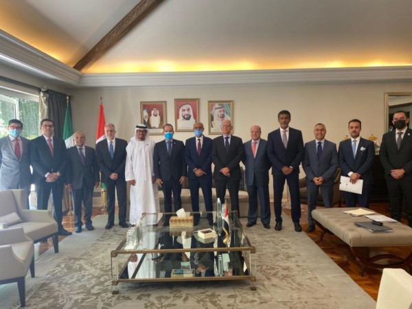 como para fortalecer lazos diplomáticos, el gobernador Martín Orozco Sandoval se reunió con los integrantes del Consejo de Embajadores Árabes en el país,