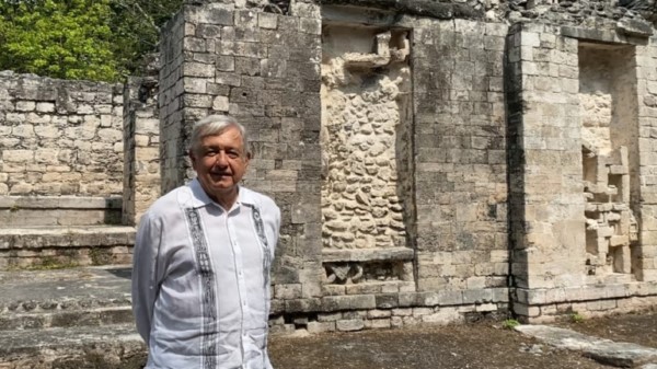 visita privada de supervisión a la construcción del Tren Maya.