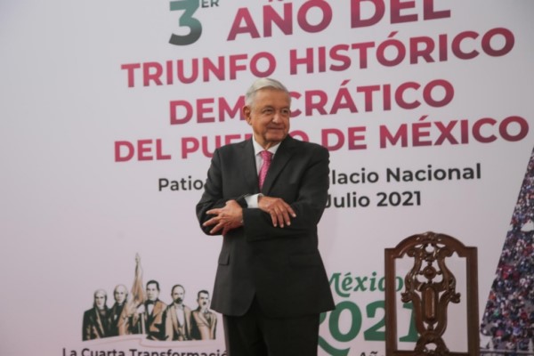 López Obrador aseguró que el pueblo de México aprueba la labor del gobierno federal.