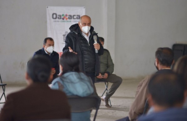 • En el segundo día de su gira de trabajo por la Cañada el Director General del IEEPO estuvo en Huautla de Jiménez