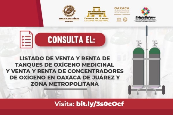 14 proveedores en Oaxaca de Juárez y la zona metropolitana; puede consultarse en bit.ly/3s0cOcf .
