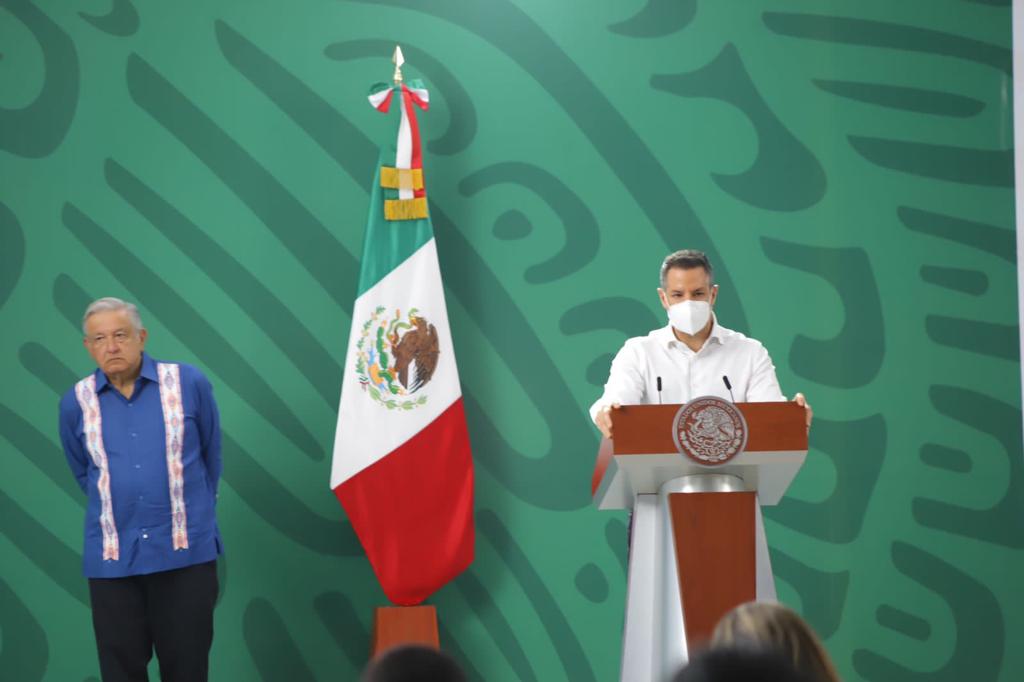 El Presidente de México, Andrés Manuel López Obrador, expresó que la construcción del Corredor Interoceánico sigue avanzando