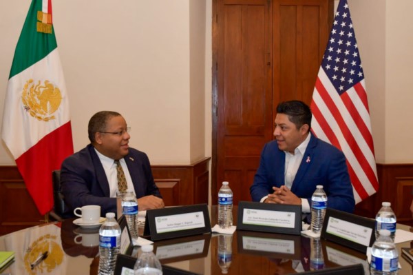 Ricardo Gallardo Cardona se reunió con funcionarios federales de Estados Unidos, quienes reconocieron los esfuerzos realizados en seguridad