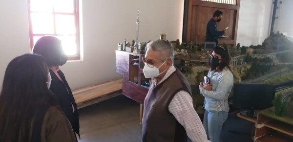 H. Ayuntamiento de Oaxaca de Juárez realizan visita de trabajo en el Museo del Ferrocarril