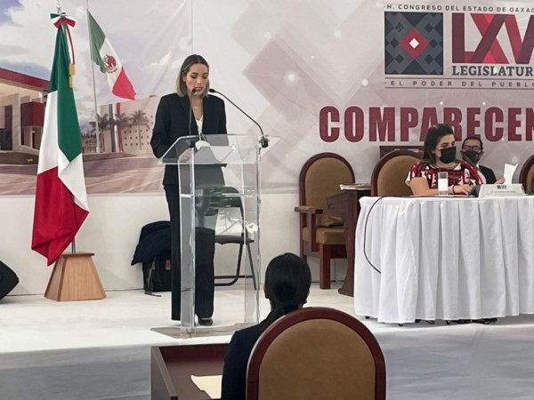 ·         La titular de la dependencia, Karla Villacaña Quevedo compareció ante el Congreso del Estado para dar a conocer las acciones más destacadas durante el 2021