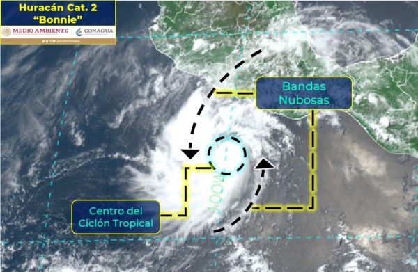    Alcanza la categoría 2 frente a las costas de Guerrero