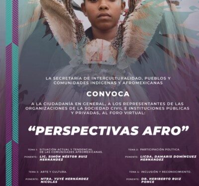 “Perspectivas Afro” para visibilizar la riqueza social y los retos que enfrentan.
