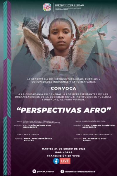 “Perspectivas Afro” para visibilizar la riqueza social y los retos que enfrentan.