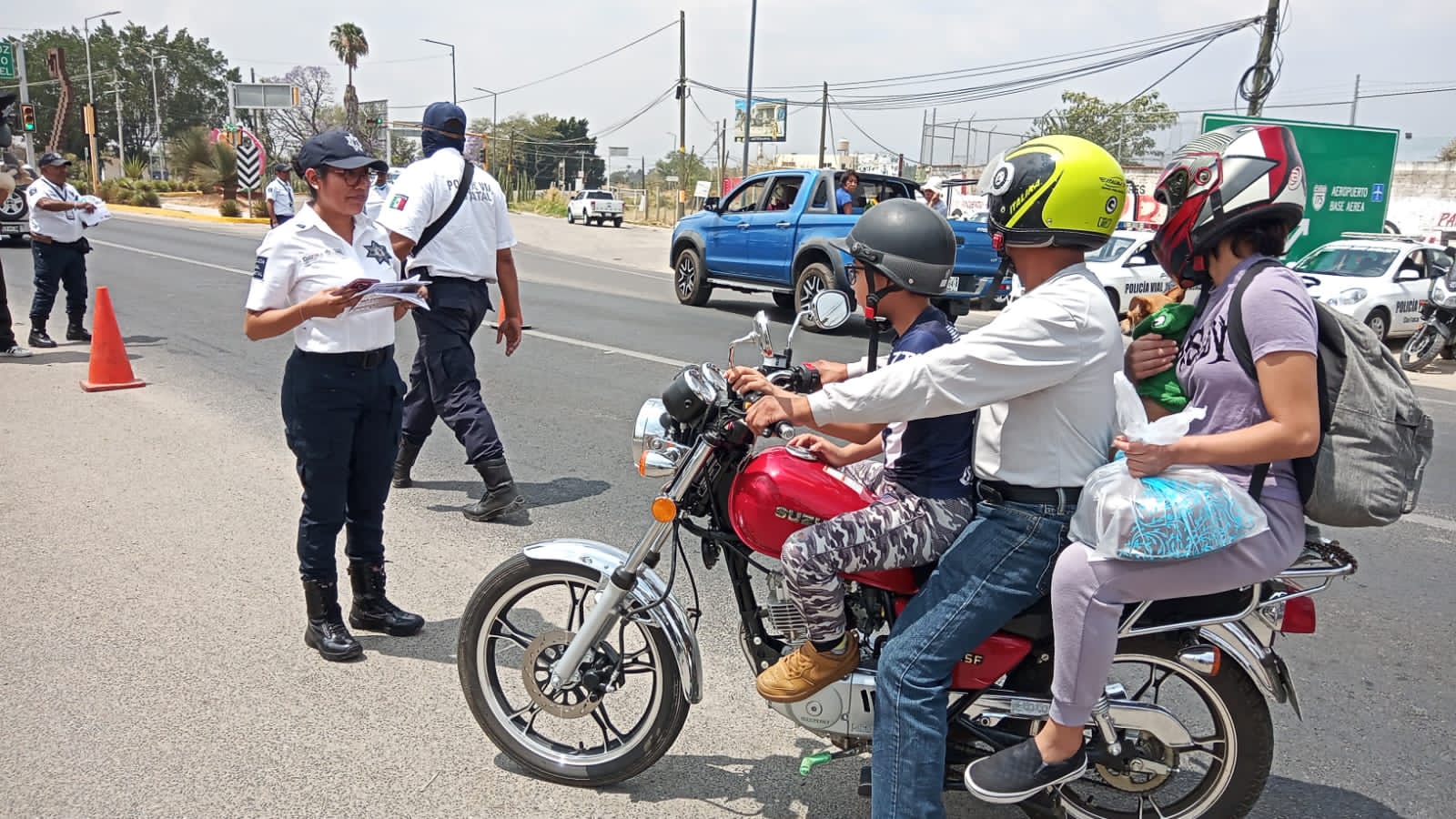   Se garantiza la seguridad vial de locales y turistas con módulos de inspección,