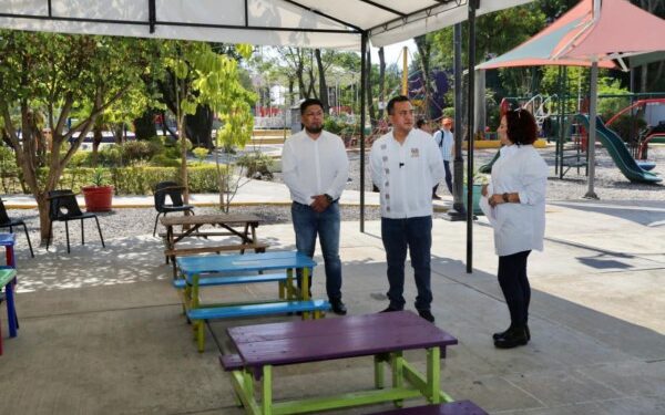 Secretario de Administración recorrió el Parque Oaxaca Bicentenario
