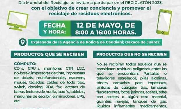 “Reciclatón, un pueblo cuidando su medio ambiente”