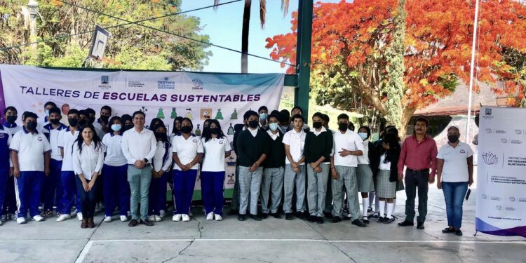 Benefician jornadas sustentables a cuatro centros educativos de Ayala