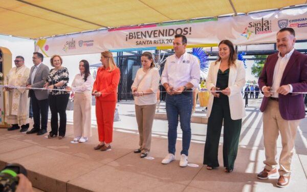 “Es el tiempo de disfrutar”: Gobernadora Maru Campos inaugura la Feria Santa Rita 2023