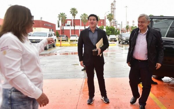 Anuncian AMLO y Samuel García más de 5 mil 600 mdp para refinería de Cadereyta