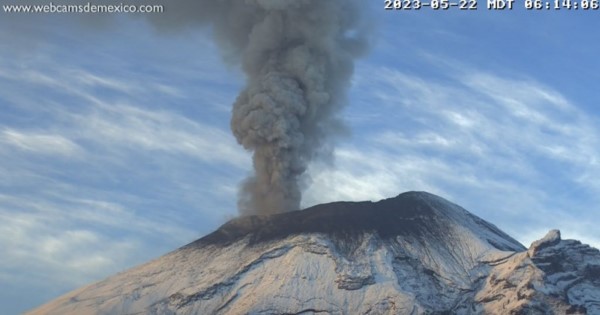 Alerta Volcánica del Popocatépetl está en Amarillo fase 3