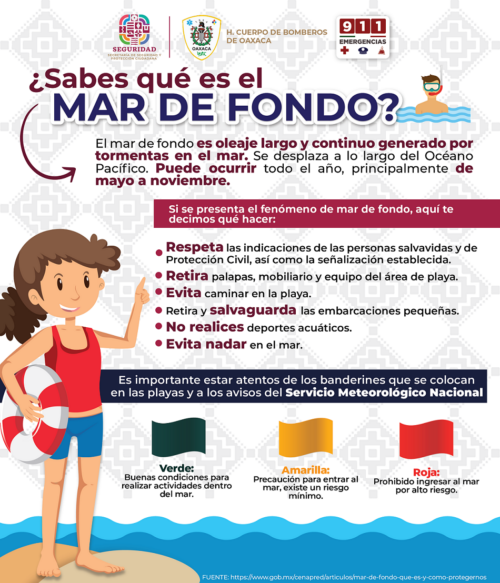 Bomberos de Oaxaca mantiene servicio de prevención en Puerto Escondido