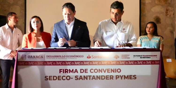 ·         Sedeco y Santander PyME firmaron un convenio para otorgar condiciones preferenciales