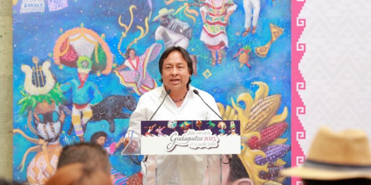 para el disfrute de la máxima fiesta de las y los oaxaqueños