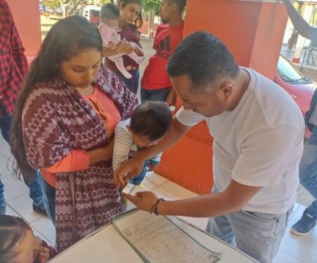 Atención a Municipios Territorios Bienestar, mediante la cual se realizaron más de 2 mil 500 registros