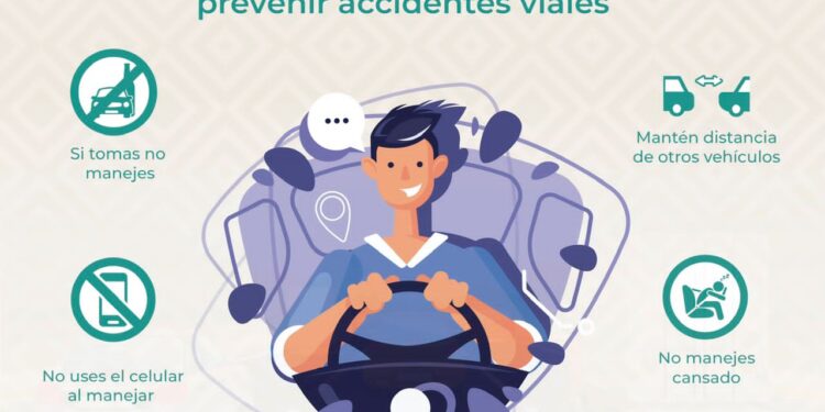 del vehículo estén en buen estado, son algunas medidas para prevenir accidentes