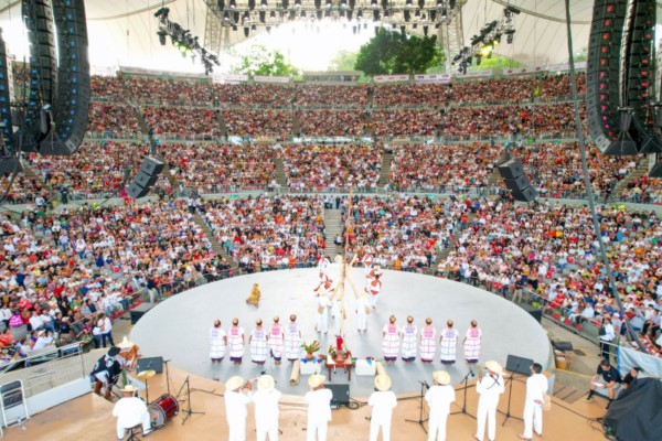 Unas 15 mil personas abarrotaron el coloso en el Daninayaloani, Cerro de la bella vista,