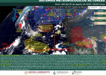 podrá ocasionar nublados, lluvias y tormentas aisladas.
