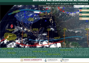 Se espera reducción de lluvias para todo el estado durante la tarde de este lunes