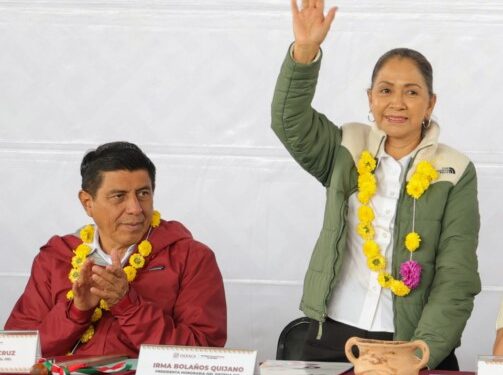 también apoyará con instrumentos a la banda de música integrada por niñas y niños.