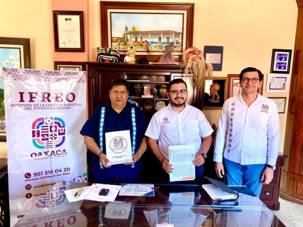 convenio trabajan coordinadamente para acercar los servicios registrales a la población del municipio