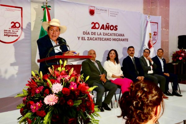 20 años de instituir el Día de la Zacatecana y el Zacatecano Migrante