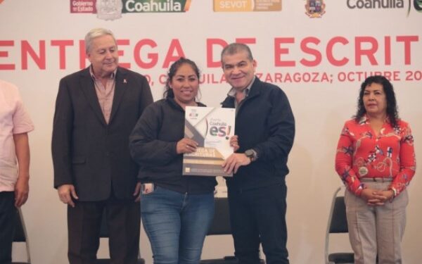 se han entregado en un evento, brindándoles certeza jurídica sobre su patrimonio.