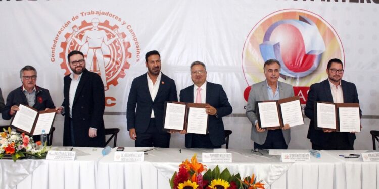 EL GOBIERNO DEL ESTADO DE MÉXICO TRABAJARÁ CON LOS SINDICATOS PARA BENEFICIO DE LA CLASE TRABAJADORA: NORBERTO MORALES POBLETE