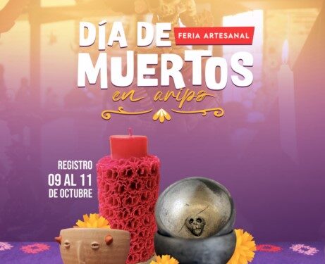 Feria Artesanal Día de Muertos 2023 en Aripo que se realizará del 28 de octubre al 4 de noviembre.